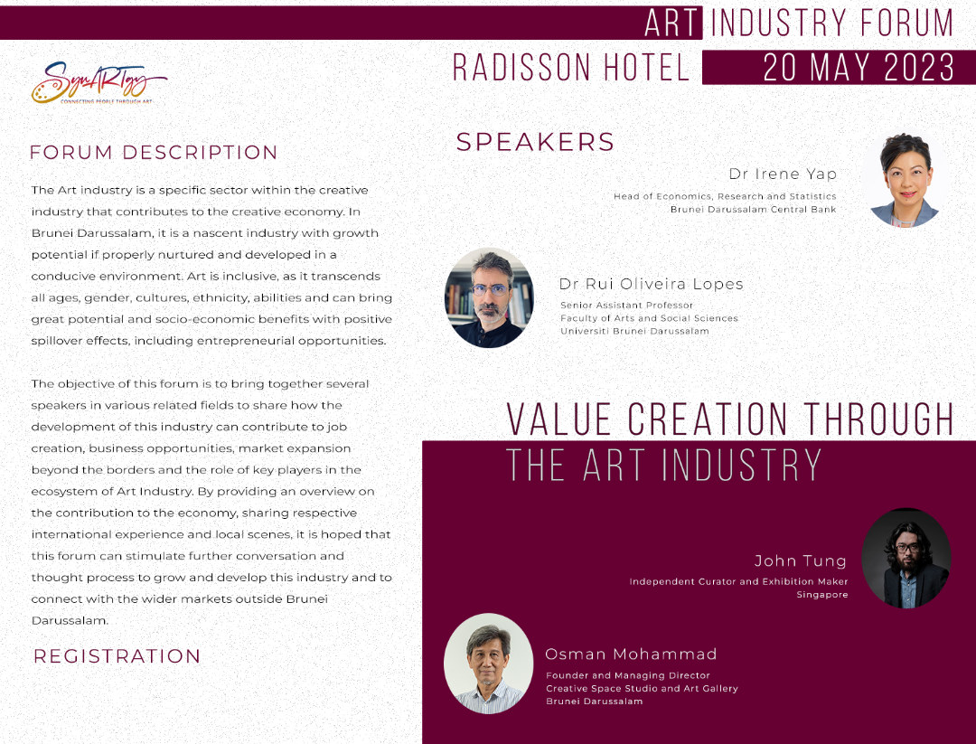 Speakers - Art Industry Forum, May 2023